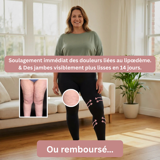 Leggings Cellumove 3D – Dites adieu naturellement à la douleur et au gonflement du lipœdème.
