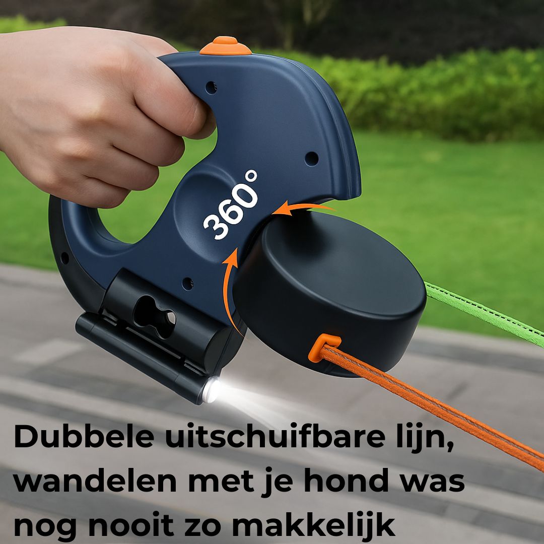 TwinTrail™ - Nooit eerder was het zo makkelijk om je honden uit te laten!